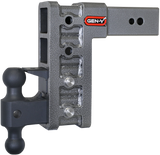 GEN-Y - Hitch GH-1724 3" Shank 9" Drop 3.5K TW 32K Hitch & GH-0161 Versa-Ball & GH-0162 Pintle Lock - GH-1724