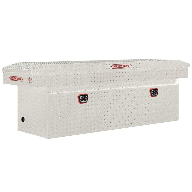 Weather Guard - Model 123-0-04 Saddle Box, Aluminum, Full Deep, Clear, 15.0 cu ft - 123-0-04