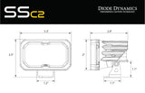 Diode Dynamics DD7876 Pod light featuring modern TIR optics for the highest intensity on the market.