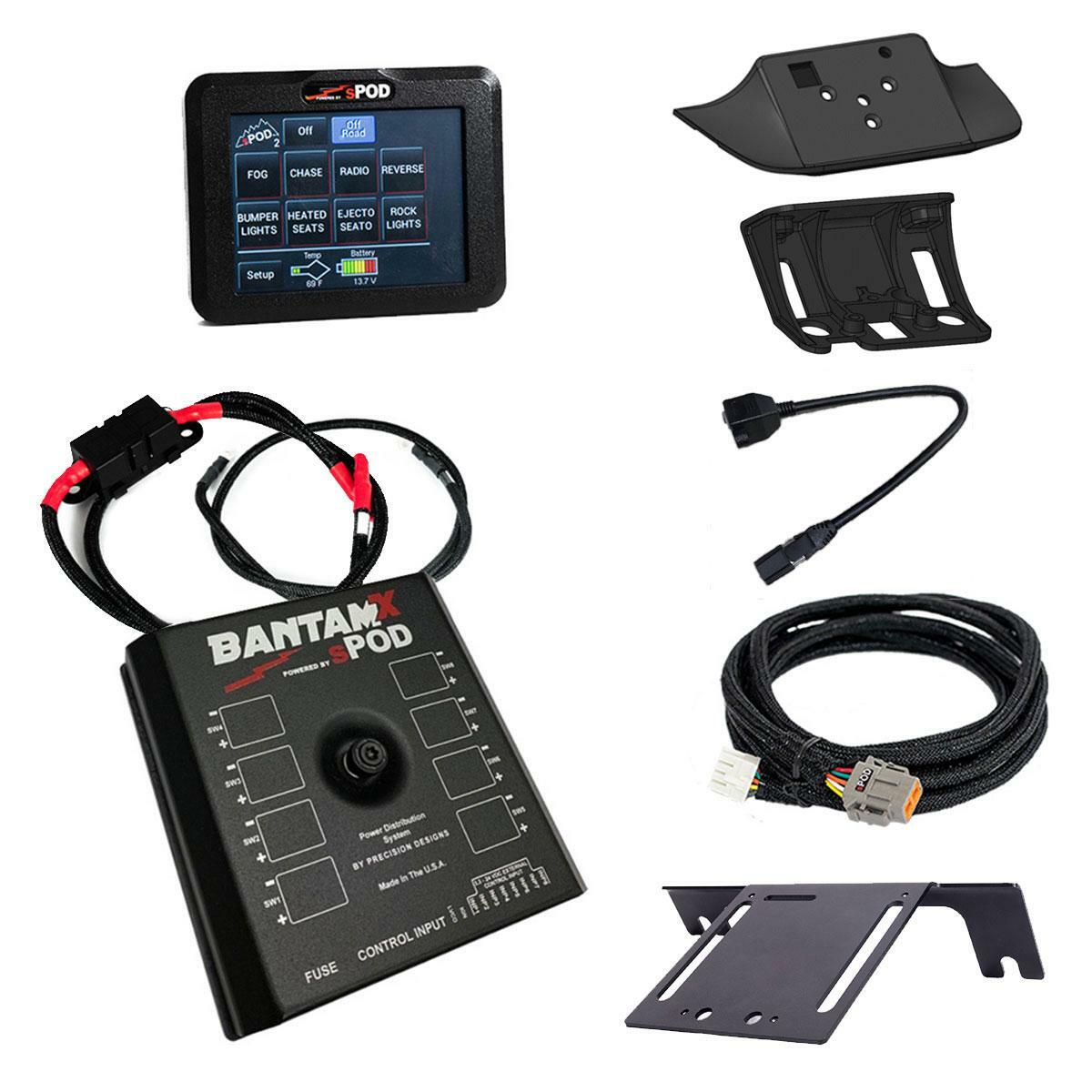 sPOD 870140 Touchscreen BantamX Power Management Vehicle Kit