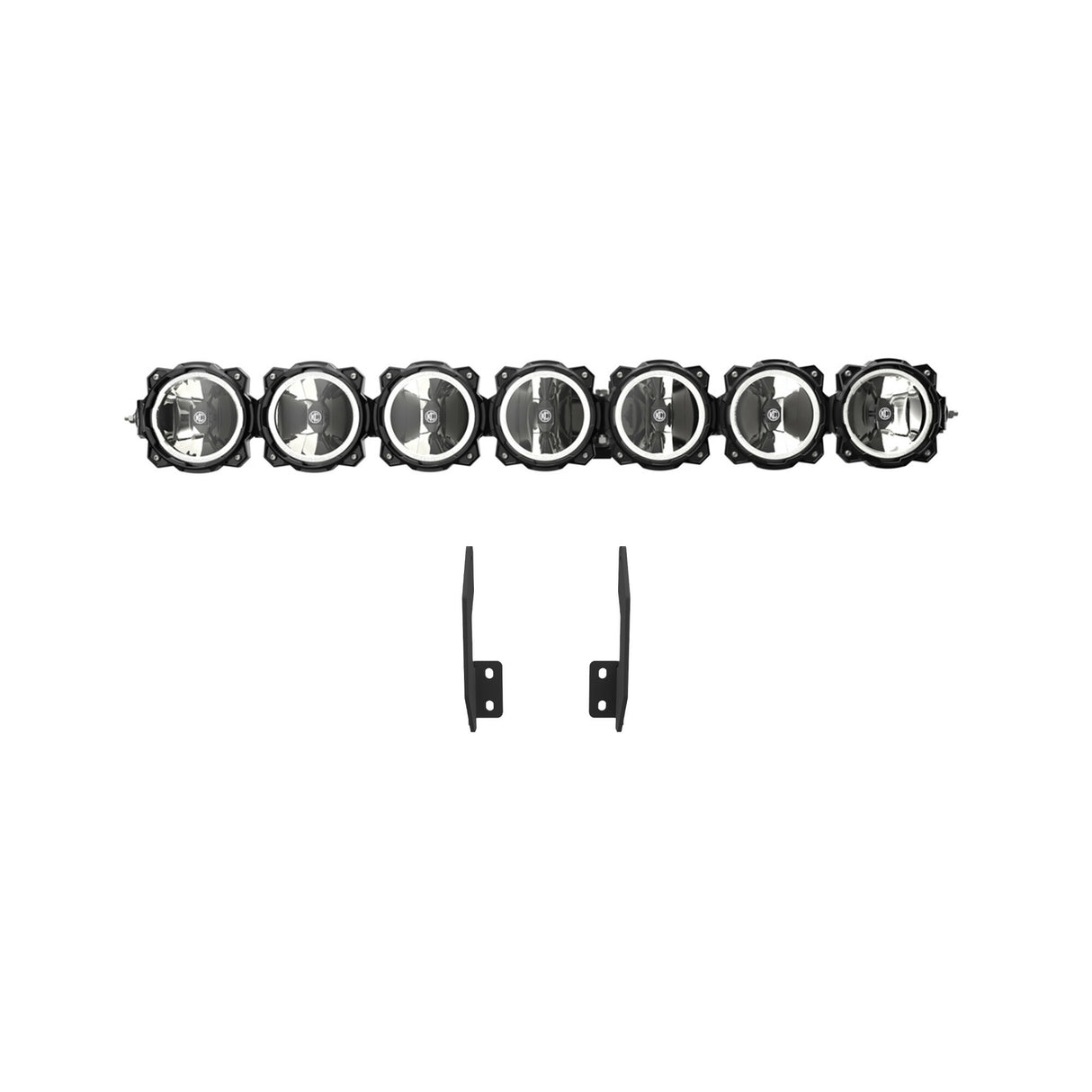 Gravity LED Pro6 - 7-Light Bar Kit - Front Bumper - GEN3 2011-2016 Ford Super Duty