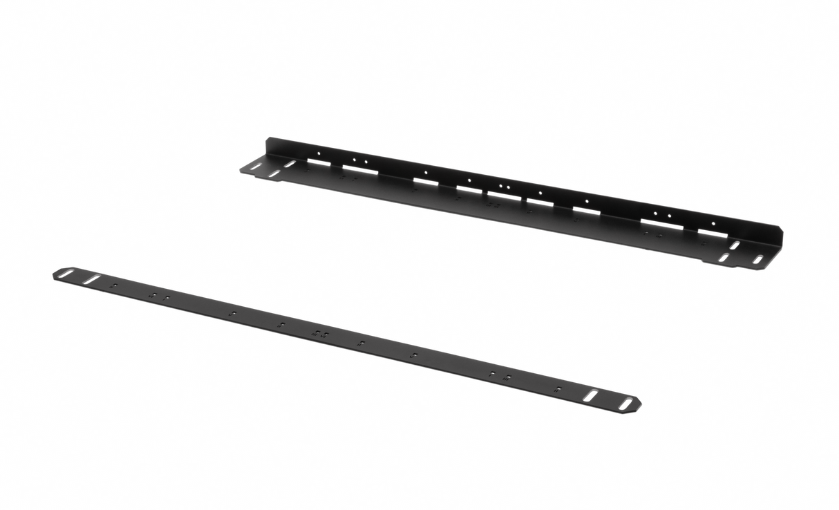 Decked - CargoGlide 2.0 Mounting Brackets - brackets & hardware for CargoGlide installation on top of DECKED vX & vY Drawer Systems - C0090-DCGBK-BLK