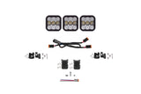 Diode Dynamics - SS5 Pro Universal CrossLink 3-Pod Lightbar White Combo - DD7238