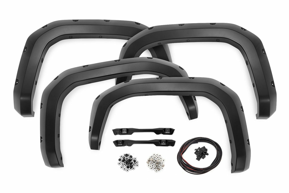 Rough Country - Pocket Fender Flares - 4Z0 Terra - Toyota Tacoma 2WD/4WD (2024) - F-T12421-4Z0