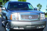 T-Rex Grilles - 1 Pc Small Mesh Stainless Steel Upper Class Grille Insert - Re-Use OE Cadillac Logo with provided logo plate - 54182