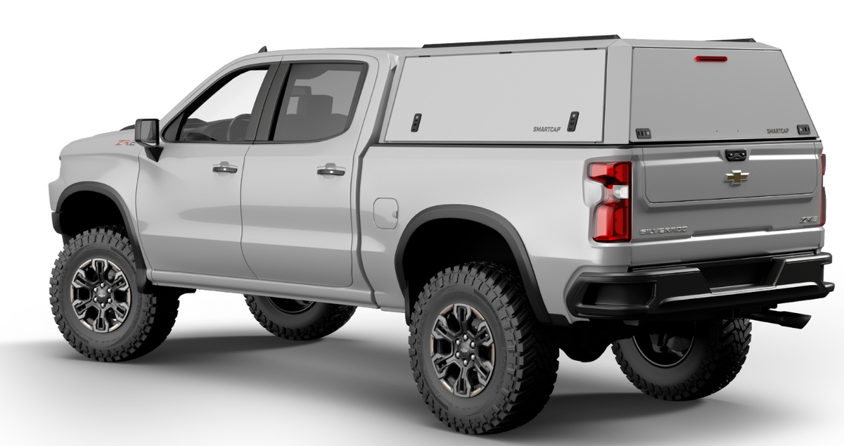 RSI SmartCap - Gladiator Truck Bed Cap Edge Defender OEM White 19-26 Jeep Gladiator 5 Foot Short Bed - ED0630-WN
