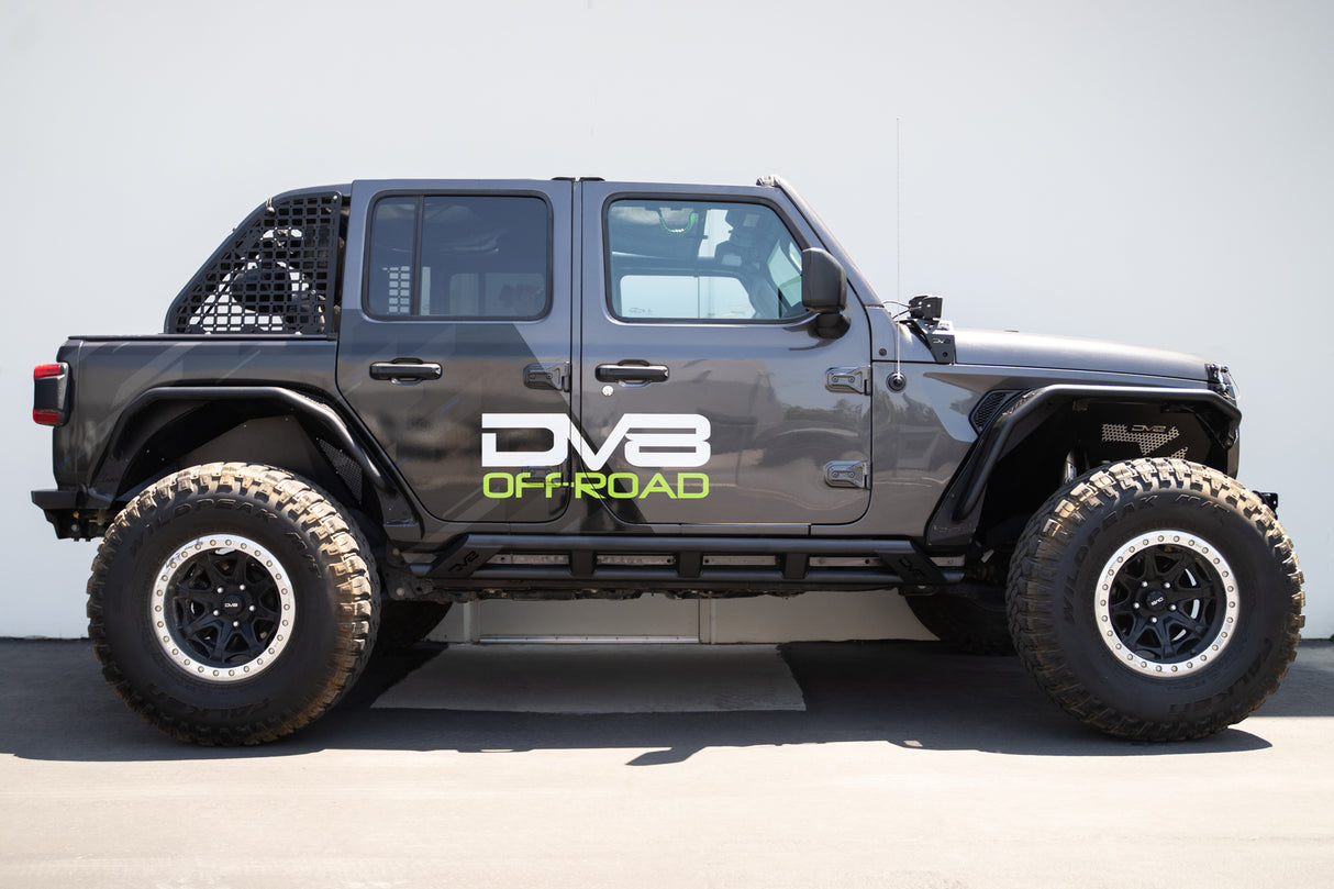 DV8 Offroad - Jeep Wrangler JL FS-15 Series Rock Sliders - SRJL-07