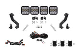 Diode Dynamics - SS5 Grille CrossLink Lightbar Kit for 2019+ Ram, Pro White Combo - DD7610