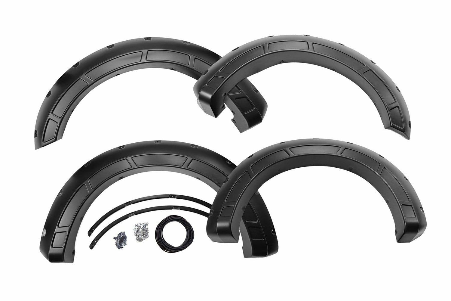 Rough Country A-F21112-G1 Defender Pocket Fender Flares - A-F21112-G1