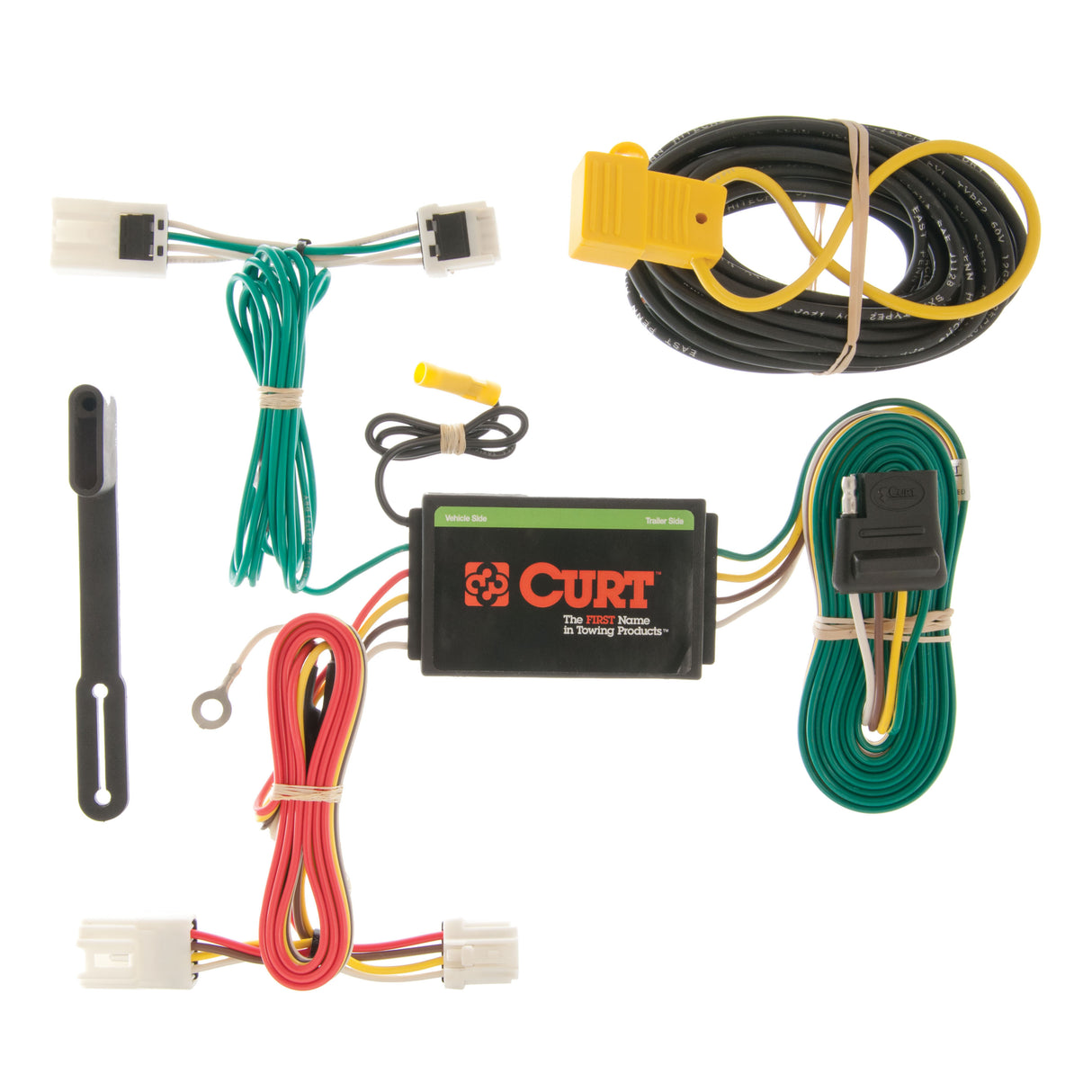 Curt - Custom Wiring, 4-Way Flat Output, Select Mitsubishi RVR, Outlander Sport, Lancer - 56127