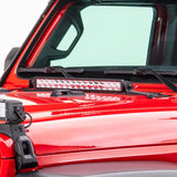 Go Rhino 731200T - XE Hood Hinge Light Mount - Textured Black