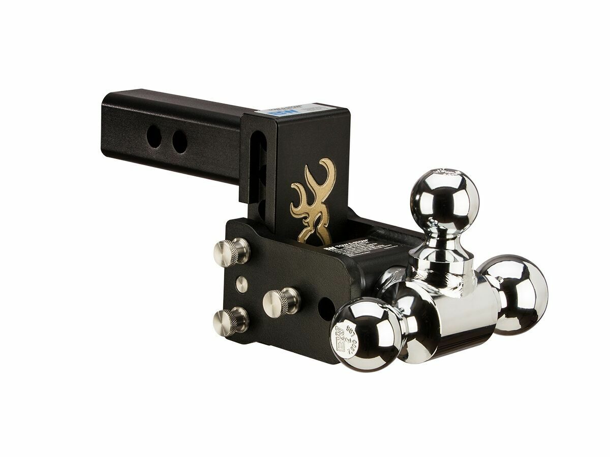 B&W Trailer Hitches - TS10047BB 6" Bwg Tow & Stow, Tri-Ball-Boxed
