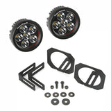 Rugged Ridge - LED Light/Mount Kit, Circle; 07-16 Jeep Wrangler JK - 11232.27
