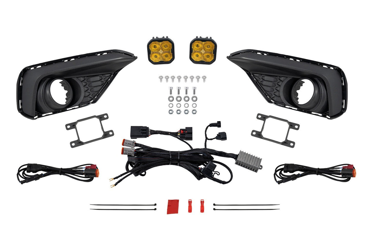 Diode Dynamics - SS3 Add-On Fog Lamp Kit for 2024 Ford Mustang EcoBoost, Yellow Sport - DD7962