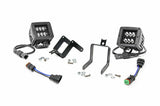 Rough Country - LED Light Kit - Fog Mount - 2" Black Pair - Ford F-250 F-350 Super Duty (11-16) - 70622