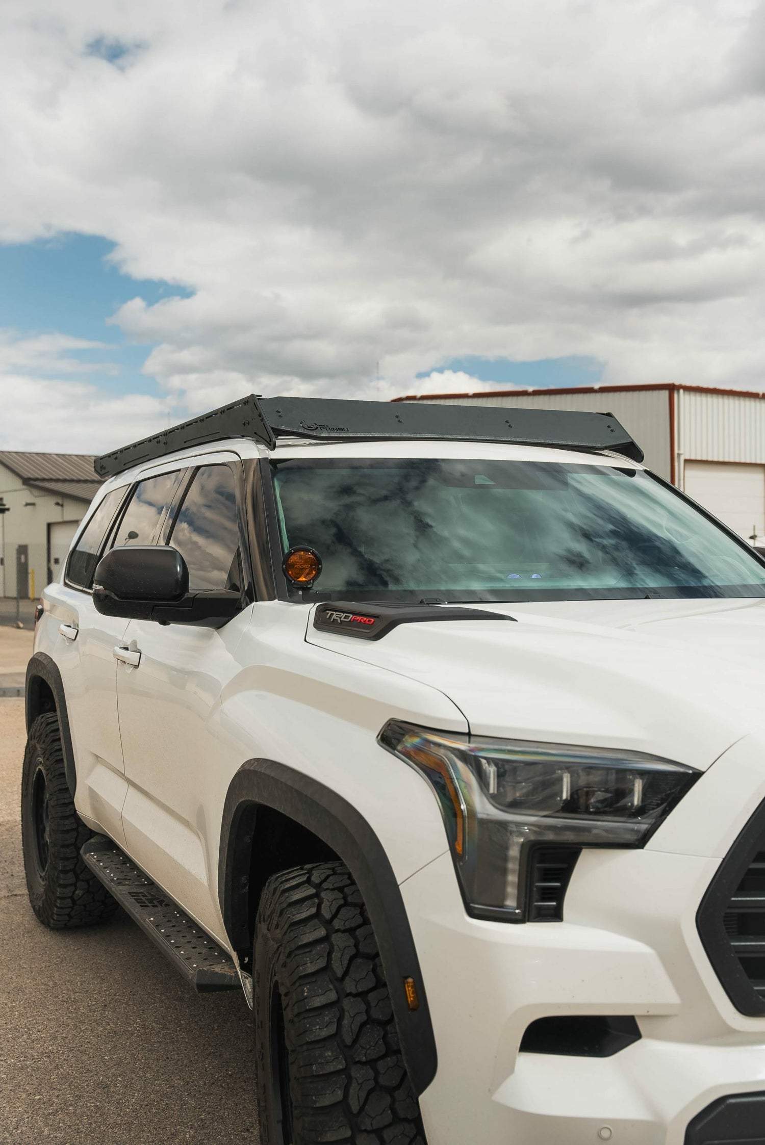 Prinsu - Toyota Sequoia Prinsu Pro Roof Rack | 2023-2025 - Light Bar Cutout - 400-002-030-004