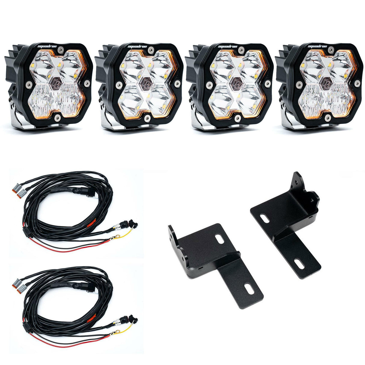 Baja Designs - 44-0013 Squadron 2.0 Sport Behind-the-Grille Light Kit