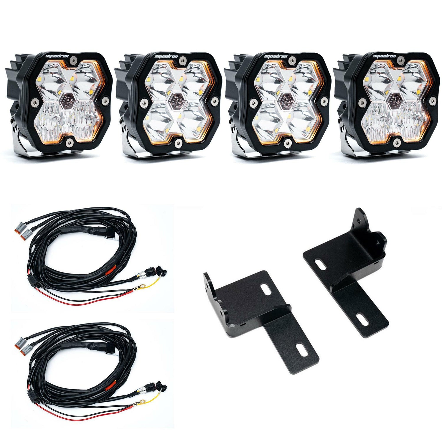 Baja Designs - 44-0013 Squadron 2.0 Sport Behind-the-Grille Light Kit