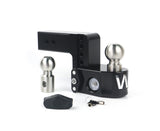Weigh Safe Cerakoted 4" Drop Hitch with 2.5" Shank - WS4-2.5-CER-BLA