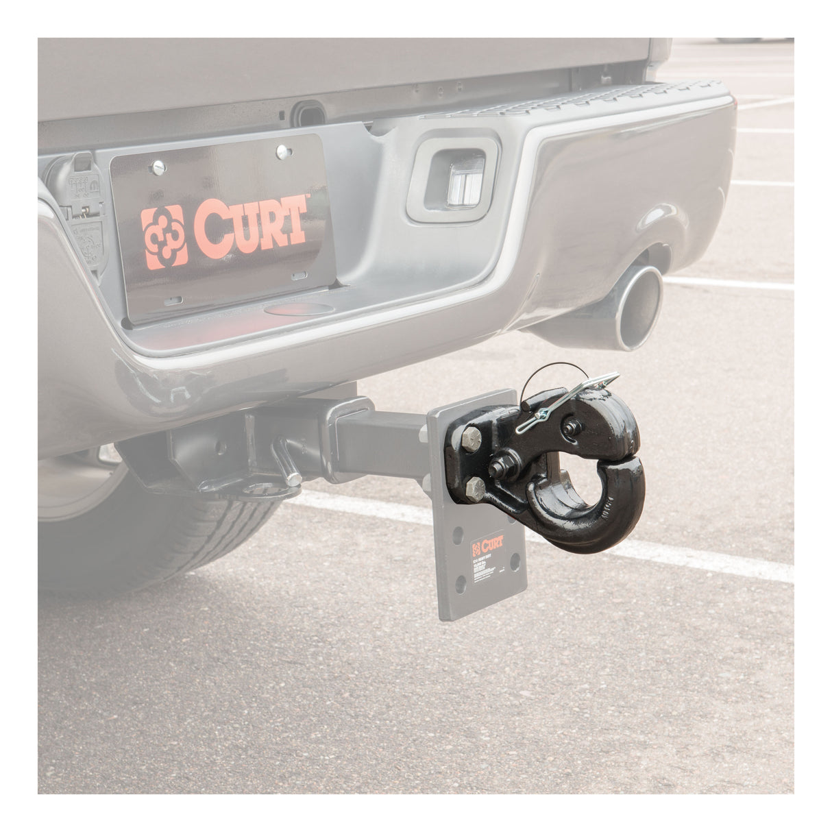 Curt - Pintle Hook (30,000 lbs., 2-1/2" or 3" Lunette Rings) - 48215