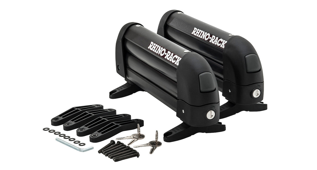 Rhino Rack - Roof Top Ski and Snowboard Carrier - 2 skis - 572