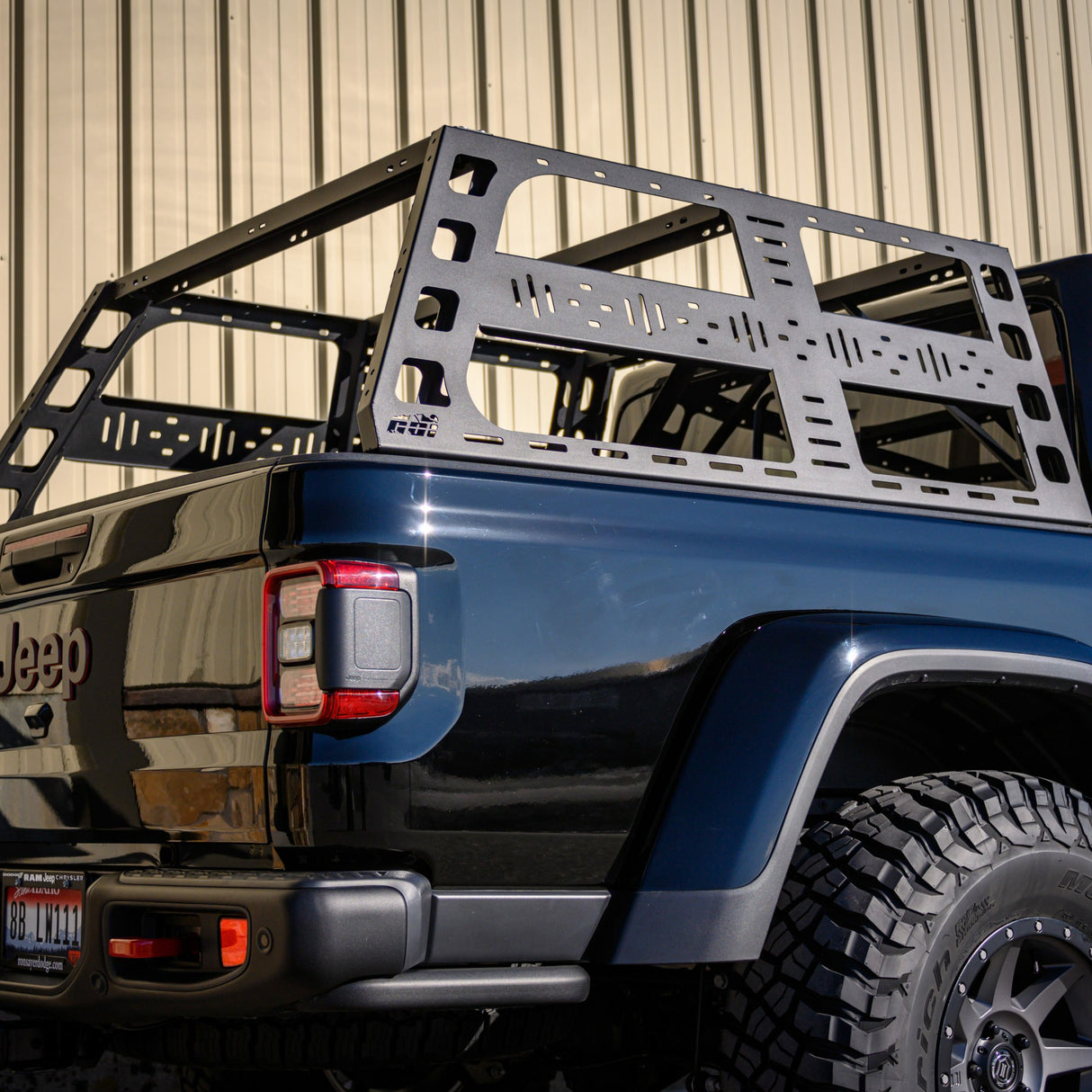 CBI - Jeep Gladiator (JT) Cab Height Bed Rack / Bare Metal - 500-000-022-001