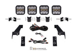 Diode Dynamics - Jeep JL SS5 4-Pod CrossLink Grille Lightbar Kit  Pro White Combo - DD7268