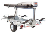Malone - MegaSport LowBed Trlr w/Tier, Spare, 2 sets Saddle Up, Cargo Box, 2 Rod Tubes - MPG550-LBS