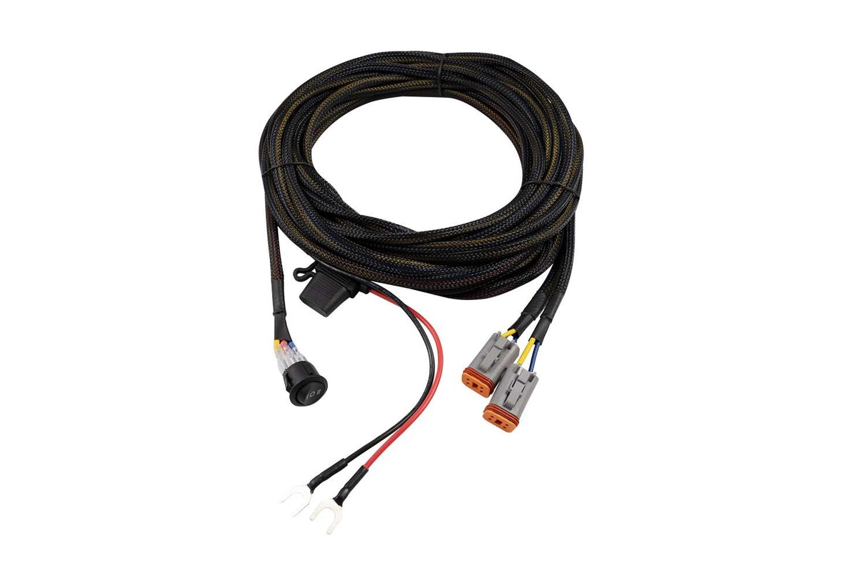 Diode Dynamics - Light Duty Dual Output 3-way 4-pin Wiring Harness - DD4092