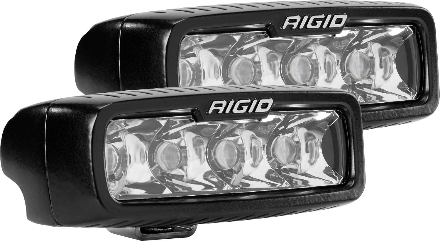 RIGID Industries - 905213 SR-M Series PRO, Spot Optic, Surface Mount, Black Housing, Pair