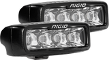 RIGID Industries - 905213 SR-M Series PRO, Spot Optic, Surface Mount, Black Housing, Pair