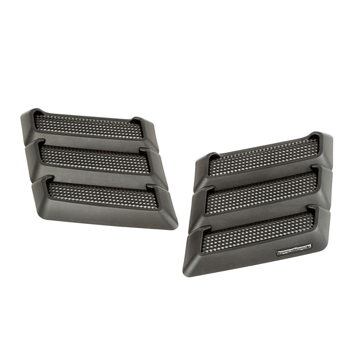 Rugged Ridge - Performance Hood Vents, Black; 07-16 Jeep Wrangler JK - 17759.09