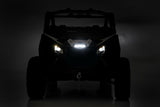 Rough Country - LED Light - Cowl Mount - 6" Black Slimline - Can-Am Maverick X3 - 97020