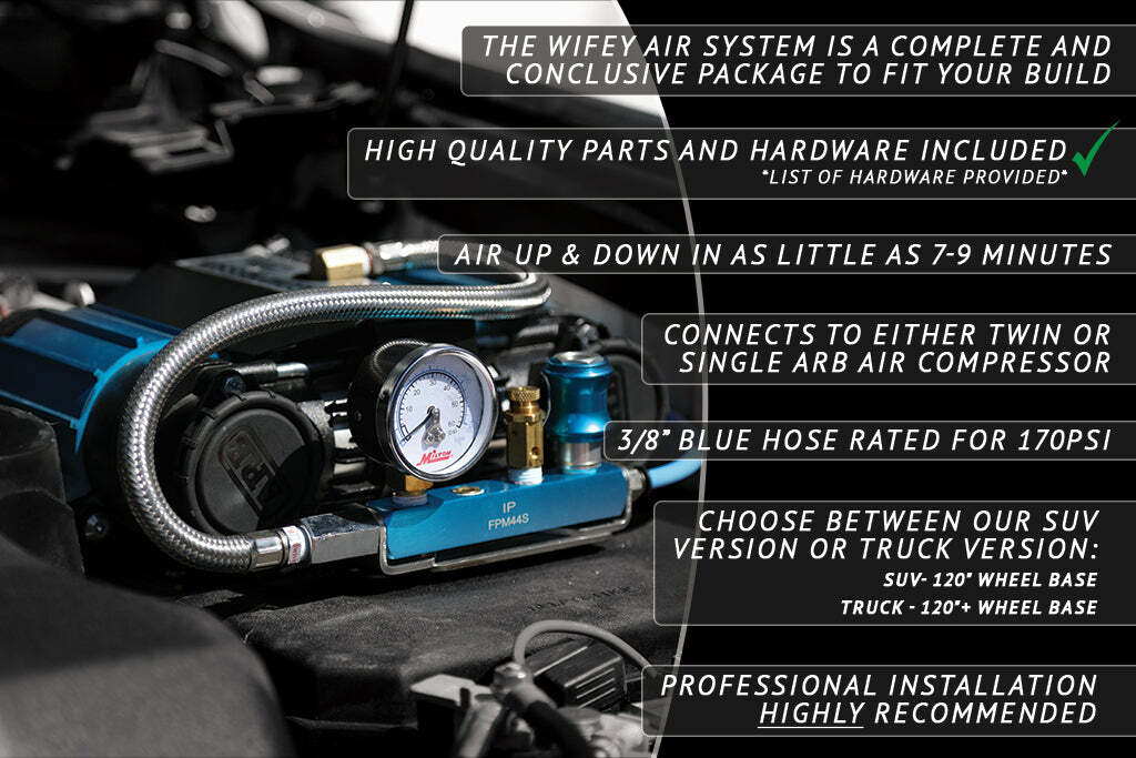 Rago Fabrication - The "Wifey" Air System - R60FTWIFEYAIRSYSTEM