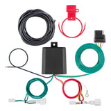 Curt - 56482 Custom Wiring Harness, 4-Way Flat Output, Select Mitsubishi Outlander Sport - 56482