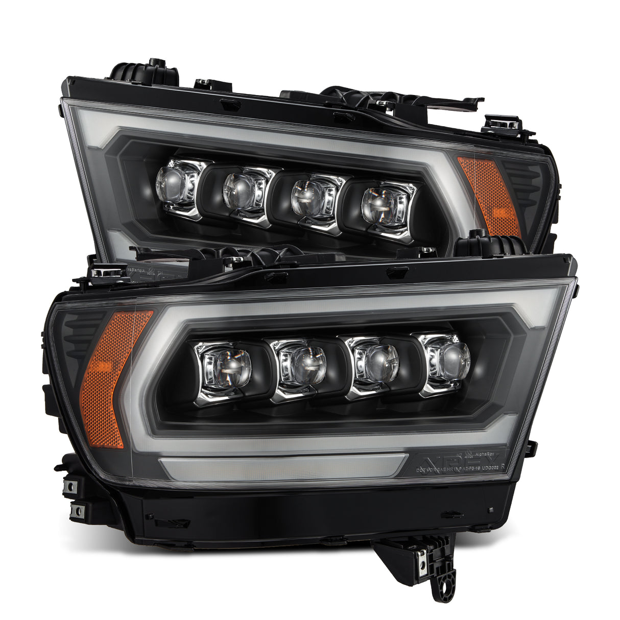 AlphaRex 880578 LED Projector Headlights in Black