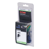 Curt - 4-Way Flat Connector Plug with 12" Wires and Hardware (Trailer Side, Packaged) - 58033