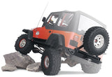 Warn - Rock Crawler Rear Bumper for 1997-2006 Jeep Wrangler TJ - Tire Carrier Compatible - 65508