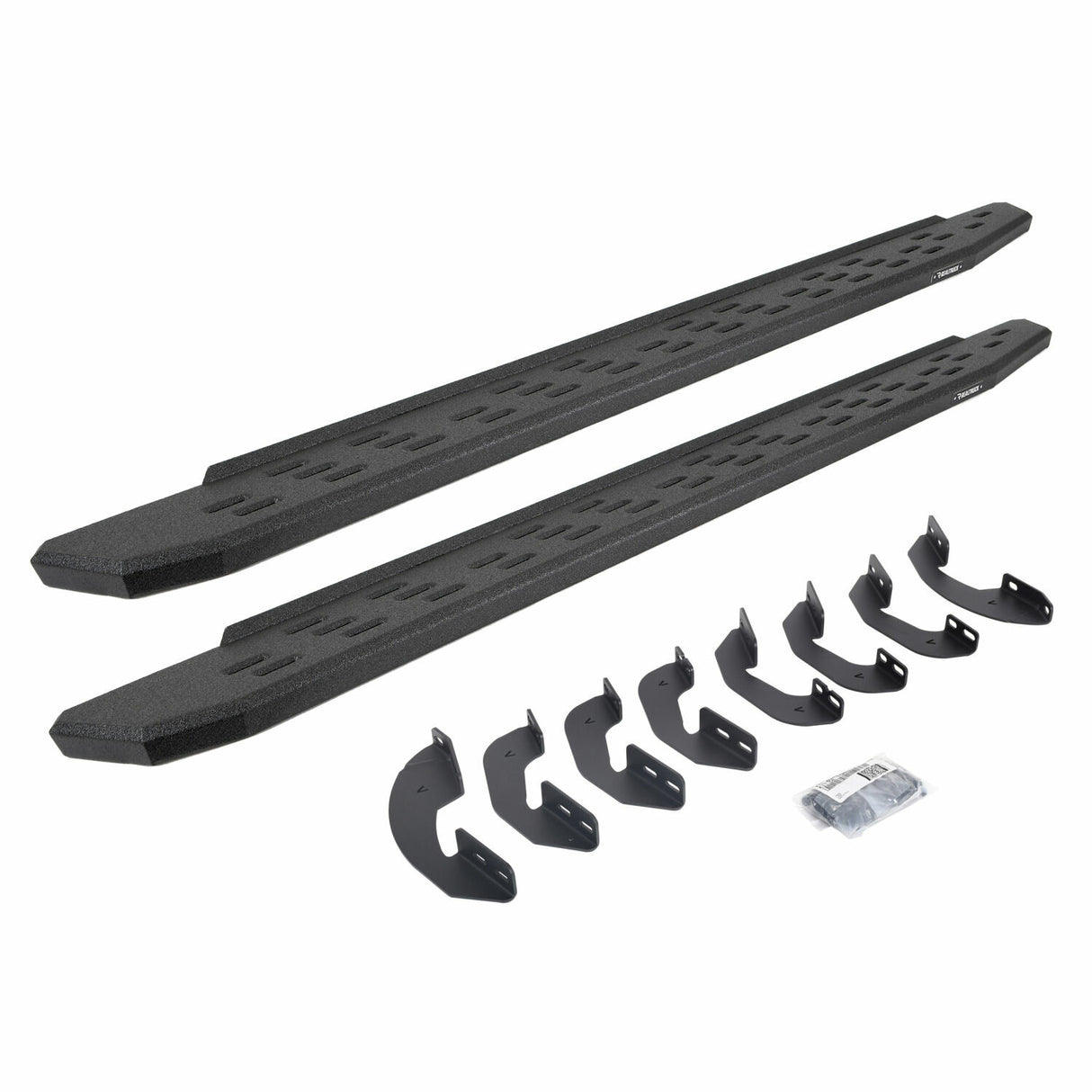 Go Rhino 69641580T - RB30 Running Boards with Mounting Bracket Kit - Protective Bedliner Coating