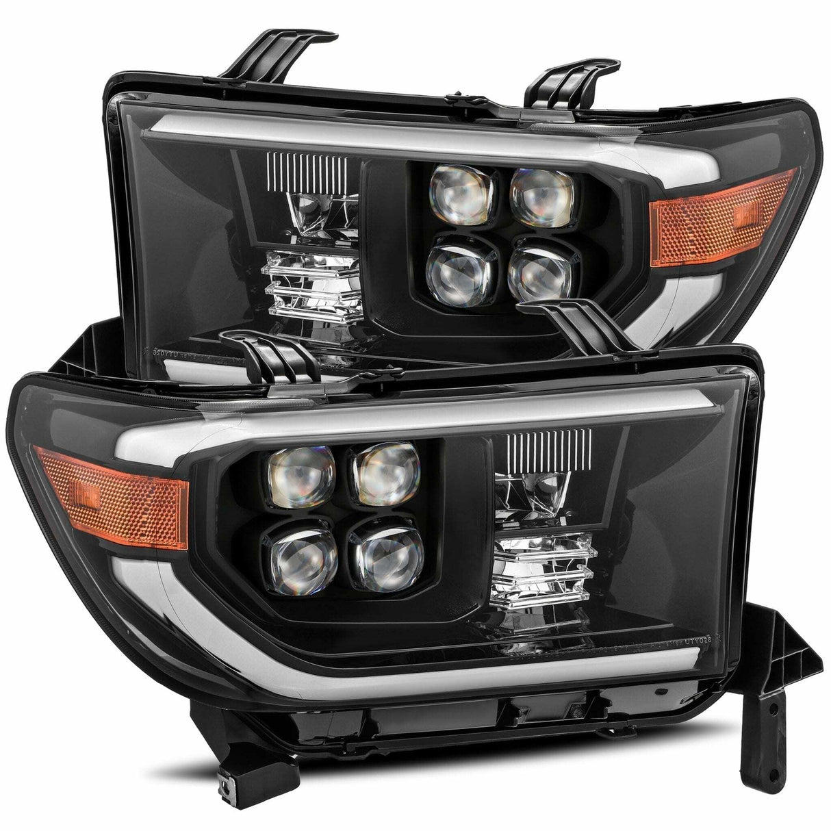 AlphaRex 880747 LED Projector Headlights in Jet Black