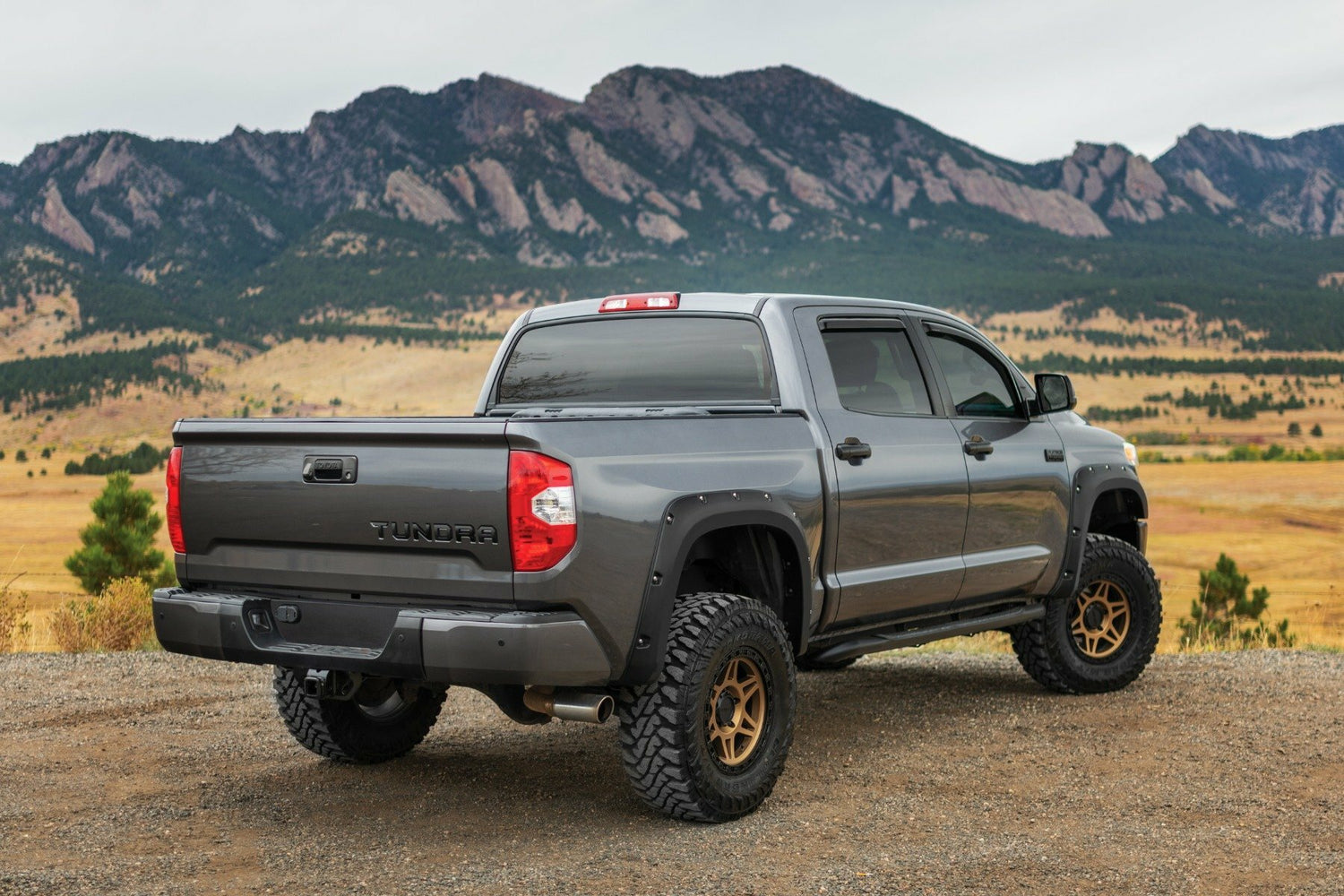 Rough Country - Pocket Fender Flares - 089 Wind Chill Pearl - Toyota Tundra (14-21) - F-T11411A-O89