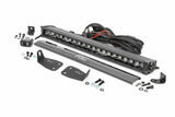 Rough Country - LED Light Kit - Bumper Mount - 20" Black Single Row - White DRL - Ford Bronco Sport (21-23) - 71037