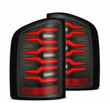 AlphaRex 620000 LED Taillights Black Red