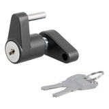 Curt - Coupler Lock (1/4" Pin, 3/4" Latch Span, Padlock, Black) - 23521