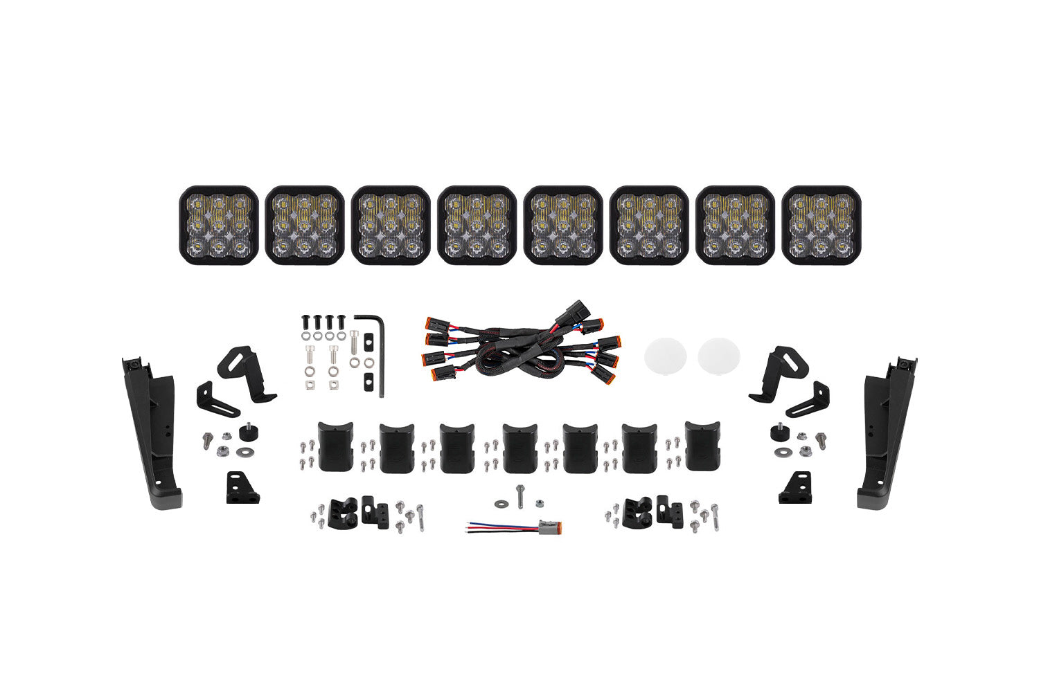 Diode Dynamics / Kuat - DEK 54" Wide Upgrade Kit 8-Pod SS5 Pro White Driving - DD8894