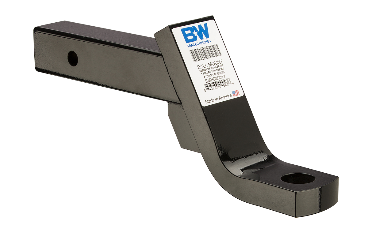 B&W Trailer Hitches - BMHD30013 Ball Mount 16K 4" Drop