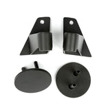 Rugged Ridge - Mirror Relocation Brackets, Textured Black; 07-16 Jeep Wrangler JK - 11025.07