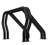 Go Rhino 9009560DDB - Double Bar/Double Kicker (Between Wheel Wells) - Black Powdercoat