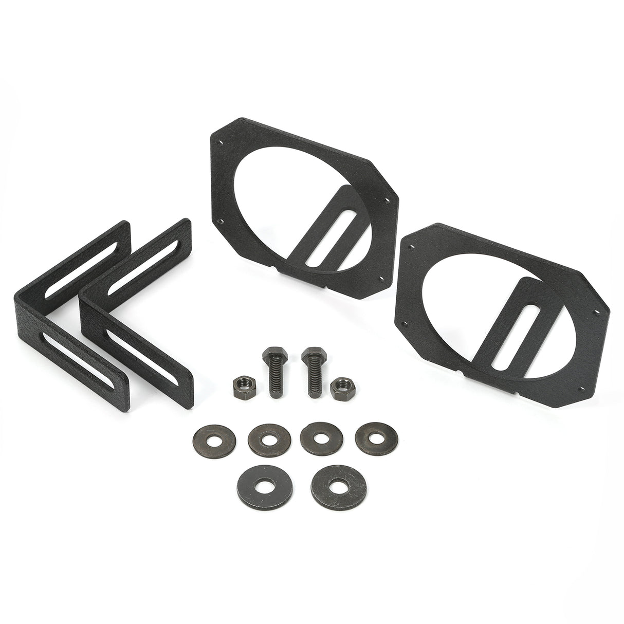 Rugged Ridge - LED Light Mount Brackets, Circle; 07-16 Jeep Wrangler JK - 11232.23