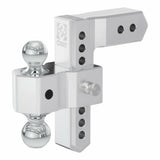 CURT 45386 AlumaLite Adjustable Aluminum Drop Hitch, 8", 12,500 lb